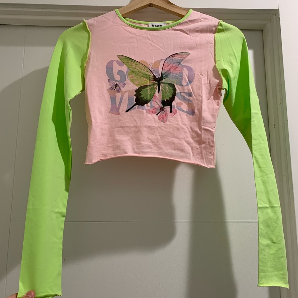 Princess polly butterfly crop top